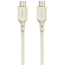 DUDAO Verstärktes Kabel Sr USB-C - Usb-c 100W 1m Beige