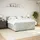 vidaXL Boxspringbett 180 x 200 cm Hellgrau