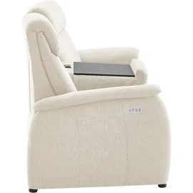 Home Affaire 3-Sitzer HOME AFFAIRE "Turin Sofa mit elektrischer Relaxfunktion, Breite 226 cm", sand, B:226cm H:107cm T:97cm, 94% Polyester, 6% Nylon, Sofas, inkl. Tisch, USB & Steckdose, Federkern & pflegeleichtem Bezug