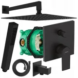 hansgrohe und bofler Vernis Shape Unterputz Duschsystem matt schwarz 20