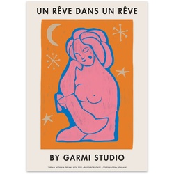 The Poster Club - Dream Within A Dream Orange von By Garmi, 30 x 40 cm