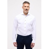Eterna SLIM FIT Soft Luxury Shirt in weiß unifarben, weiß, 40