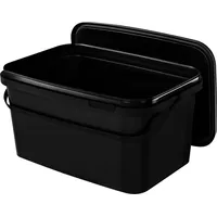 Benbow Rechteckiger Eimer mit Deckel mit Griff 5l Anzahl: