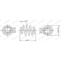 Monroe Fahrwerksfeder VW SN0408