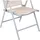 Mojawo Garten Klappstuhl 54 x 64 x 106 cm silbergrau/beige 6 St.