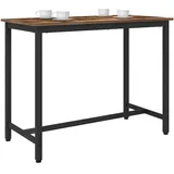 vidaXL Tisch Braun Eiche 100 x 50 x 76,5 cm