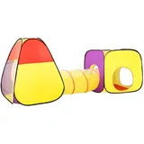 vidaXL Spielzelt für Kinder Mehrfarbig 255x80x100 cm
