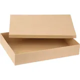 Glorex  Pappbox DIN A4 24,7 x 34,7 x 6,4 cm 1-tlg. Braun