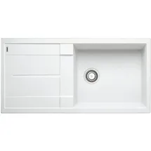 Blanco Metra XL 6 Silgranit Weiß 1000 x 500 mm Siebkorbventil