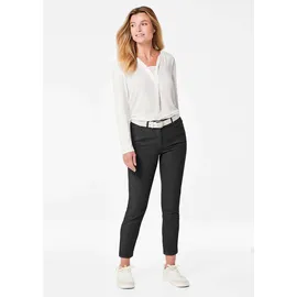 GOLDNER BELLA 7/8-Hose Schmale Stretchhose Schwarz 19