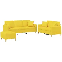 VidaXL 3202147 Wohnzimmermöbel-Set Gelb