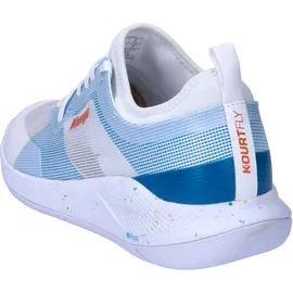 Kempa Kourtfly Sport-Schuhe, weiß/blau, 48 EU