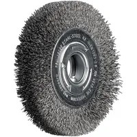 Pferd TOOLS POS Rundbürste breit ungezopft RBU Ø150x25xvariable Bohrung