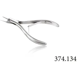 XanitaliaPro Nagelhautschneider Konkave Schneide 15mm Abgerundete Spitze Länge 12cm