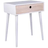 House Nordic Nachtschrank PARMA 45 x 32 x 54,5 cm Weiß
