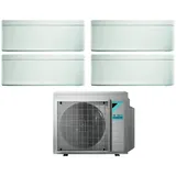 Bluevolution Quadri Split Inverter-klimagerät Serie Stylish White 7+12+15+15 Mit 4mxm80n R-32 Wi-fi Integrated 7000+12000+15000 Farbe Weiß - Italienische Garantie - Daikin