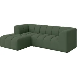 OTTO home Eckcouch Polyester L-Form 3-Sitzer Grün
