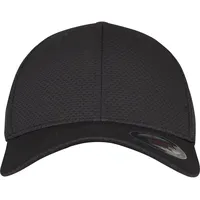 Flexfit 3D Hexagon Jersey Cap schwarz S/M