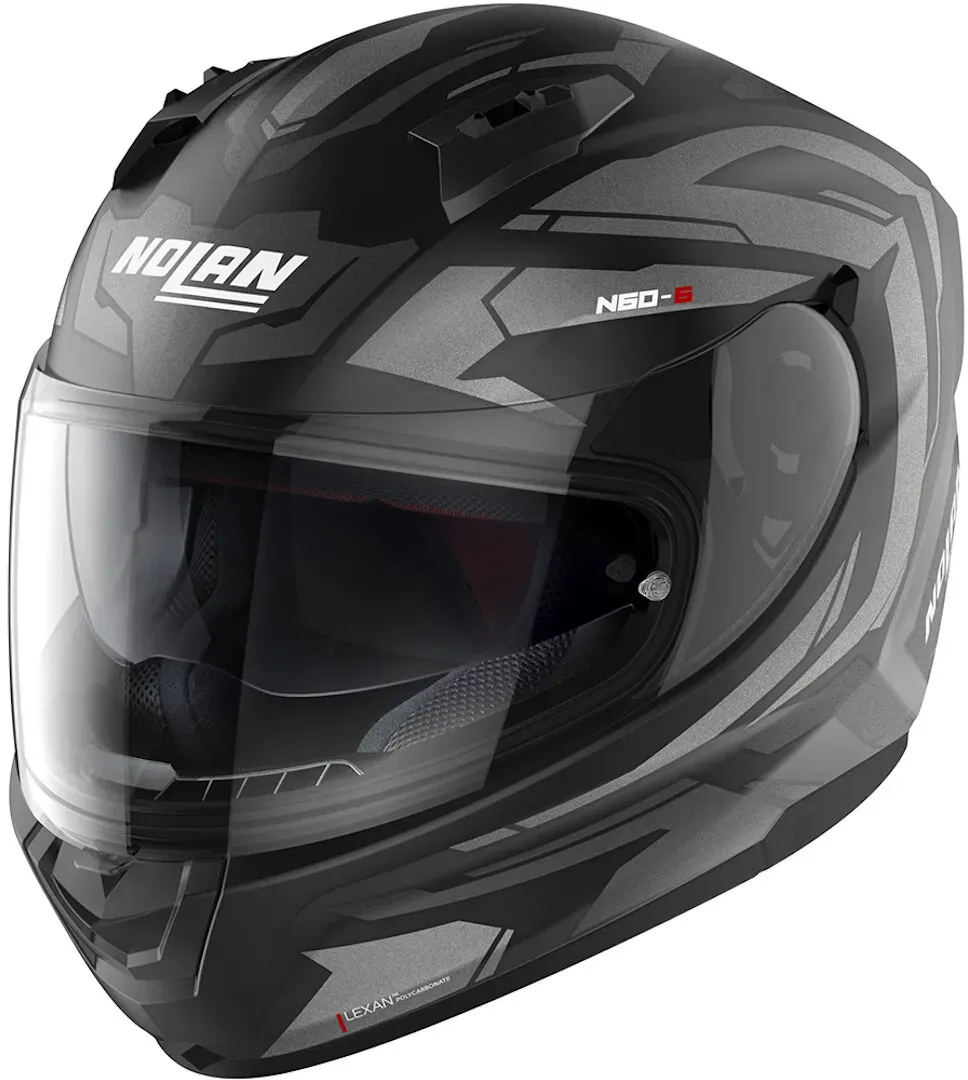 Nolan N60-6 Anchor Helm, schwarz-grau, Größe XS für Männer