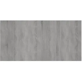 vidaXL Kopfteil mit Nachttischen Grau Sonoma Holzwerkstoff