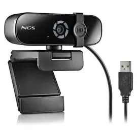 ngs XpressCam 2000 – Quad HD 2K 2560x1440/5Mpx Webcam/Multidirektionales Mikrofon/Datenschutzfilter/Verstellbarer Sockel