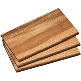 KESPER Set 3-teilig, Akazienholz 23 x 15 cm