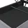 XDOVET Bett,Hydraulisch Einzelbett Polsterbett 90x200cm,Bett mit Lattenrost aus Metallrahmen, Modernes Bettgestell mit Stauraum, Baumwolle, Grau - Grau