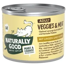 Naturally Good Veggies & Meat 6x200g Linsen und Huhn