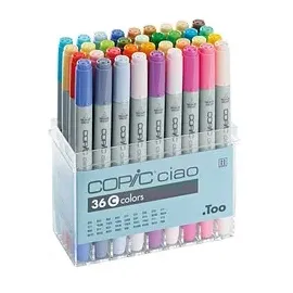 Copic COPIC® Ciao C Layoutmarker-Set farbsortiert 1,0 + 6,0 mm, 36 St.