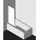 Kermi Vario 2000 Badewannenaufsatz, beweglich, V2FW1065141PK 70,1-71,7x140cm, silber mattglanz, ESG klar KermiClean