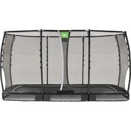 EXIT TOYS Allure Premium Bodentrampolin 214 x 366 cm schwarz
