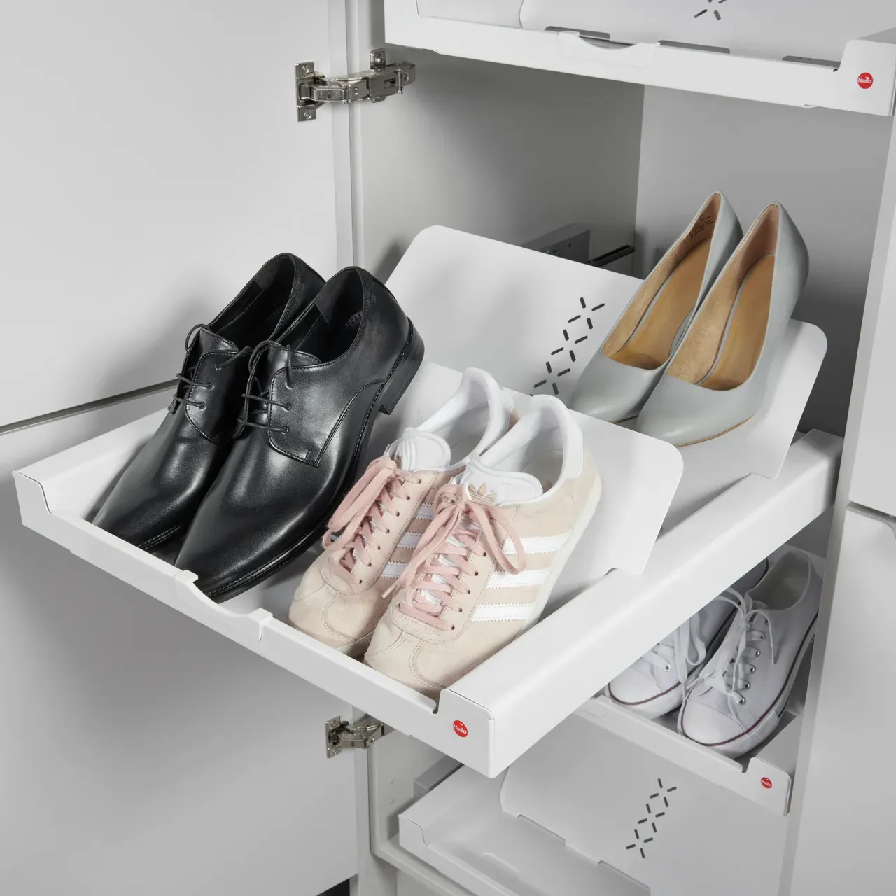 Naber 8035218 Tidy Schuhregal Schrankausstattung, weiß Tidy Schuhregal,
