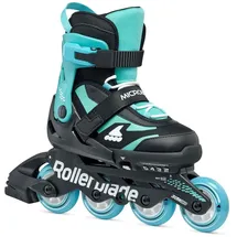 Rollerblade Microblade Schwarz/Light Blue 28