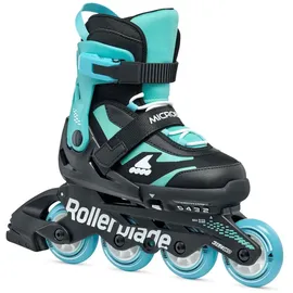 Rollerblade Microblade Schwarz/Light Blue 28