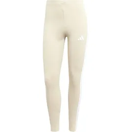adidas Essentials 3-Streifen Cotton Damen Tights, grau - M