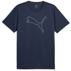 PUMA PERFORMANCE CAT TEE M CLUB NAVY