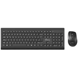 MediaRange Tastatur-Maus-Set kabellos MROS104 schwarz