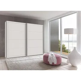 möbel-direkt.de Schwebetürenschrank Chalet 180 x 208 x 65 cm Weiß