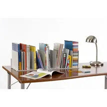 Paperflow Buchstütze 10 Trennelemente grau