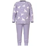 NAME IT Mädchen Nmfnightset Pastel Lilac Horse Noos Hose, Pastel Lilac, 86-92 EU - 86-92