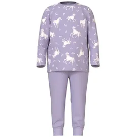 NAME IT Mädchen Nmfnightset Pastel Lilac Horse Noos Hose, Pastel Lilac, 86-92 EU - 86-92