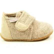 Giesswein 64-10-45200 Oberstaufen Baby Hausschuhe Hüttenschuhe Wolle – Größe:26, Farbe:Beige - Beige - 26