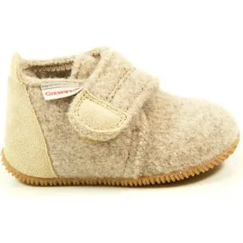 Giesswein 64-10-45200 Oberstaufen Baby Hausschuhe Hüttenschuhe Wolle – Größe:26, Farbe:Beige - Beige - 26
