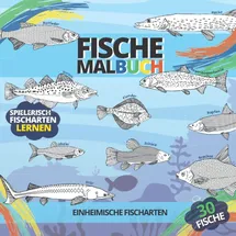 majosta Fische Malbuch 30 St. 21,59 x 21,59 cm