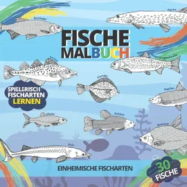 majosta Fische Malbuch 30 St. 21,59 x 21,59 cm