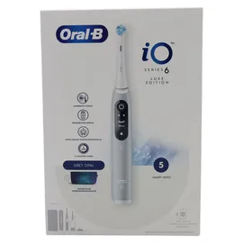 Oral-B iO Series 6 grey opal + Reiseetui + Aufsteckbürsten 2 St.