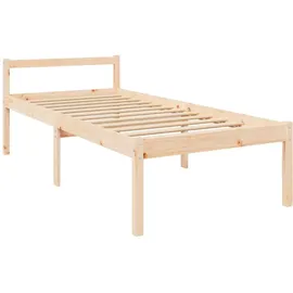 vidaXL Seniorenbett 100x200 Cm Massivholz Kiefer