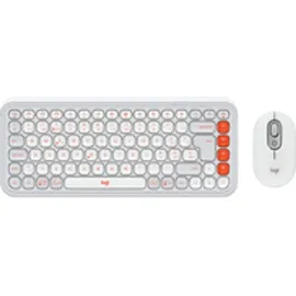 Logitech POP Icon Combo, & Orange, Logi Bolt, USB/Bluetooth, CH (920-013276)