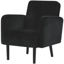 Paperflow Sessel LISBOA Stoff 71 x 83 x 55 cm Schwarz