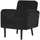 Paperflow Sessel LISBOA Stoff 71 x 83 x 55 cm Schwarz